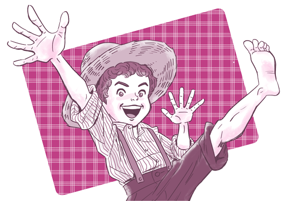 西洋の有名文学のキャラクターイラスト